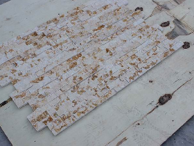 Yellow Marble Ledger Panels