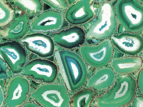 Brazil Green Agate Backlit