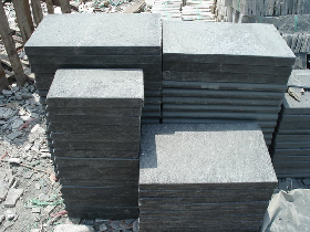 Black Quartzite Pool Coping