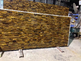 Yellow Tiger Eye Gemstone Slab