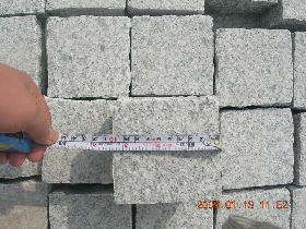 Light Grey Granite Cobble Stone