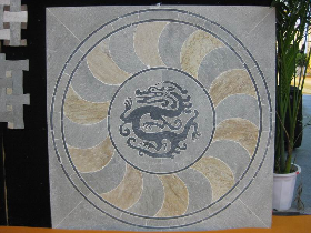 Slate Waterjet Medallion