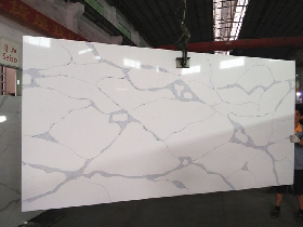 Calacata White Quartz Book Match