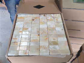 White Onyx Mosaic Tile