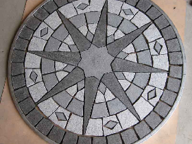 Patio Paving Cobble Pattern