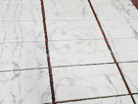 Calacatta White Marble Flooring Bookmatch