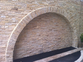 Yellow Limestone Split Wall Cladding