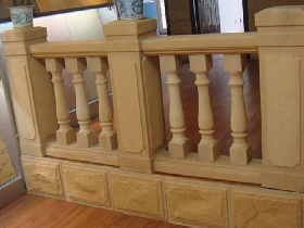 Yellow Sandstone Balustrade