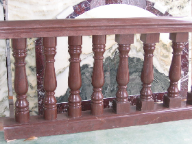 Red Marble Balustrade