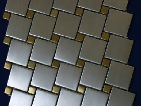 Metal Mosaic Decorative Accent Tile 008