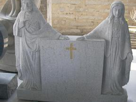 Granite Cementery Gravestone 001