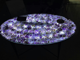 Amethyst Backlit Table Top