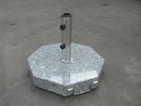 Grey White Granite Parasol Base