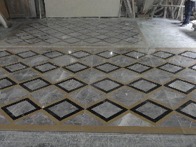 Entryway Marble Floor Medallion