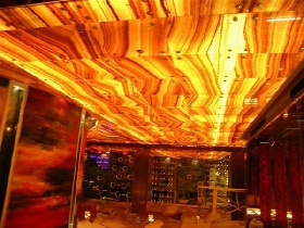 Backlit Onyx Ceiling