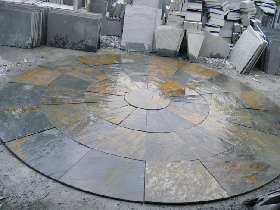 Rust Slate Patio Paving Kit