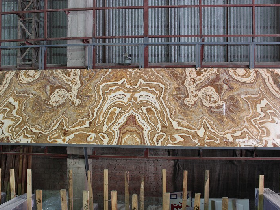 Tiger Onyx Bookmatched Slab