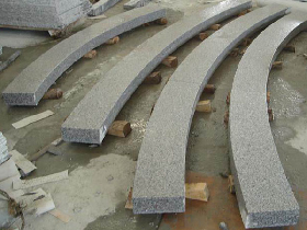 Curved Granite Steps