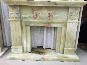 Onyx Fireplace Mantel 004