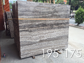 Silver Travertine Slab