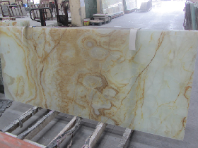 Glass Backed Onyx Slabs