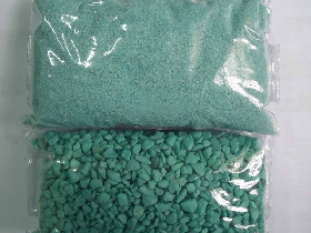 Green Dyed Stone Gravel