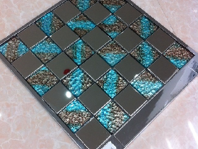 Metallic Mosaic Tiles 053