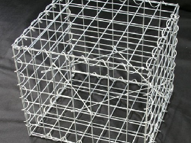 Iron Gabion for Holding Landscape Glass Rocks