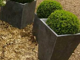 Blue Limestone Flower Planter