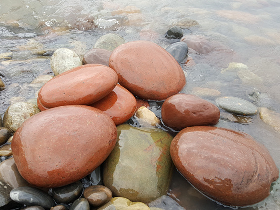 Natural Red River Egg Pebble