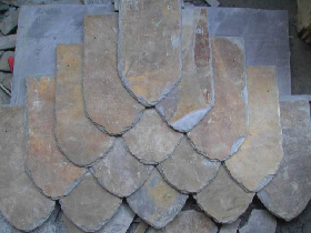 Rusty Slate Roofing Tiles