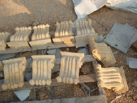 Yellow Sandstone Column Base