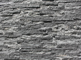 Black Marble Stack Stone Cladding