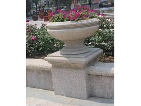 Stone Blossom Plant Vase