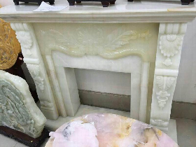 Onyx Fireplace Mantel 006