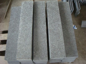 Olivian Black Granite Flamed Stair Riser