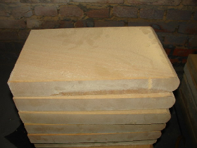 Yellow Wooden Sandstone Swimming Pool Tiles