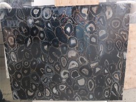 Black Agate Bathroom Vanity Top