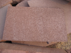 Red Sandstone Flamed Slab