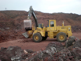 Red Lava Stone Quarry