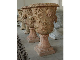 European Style Marble Flower Pots