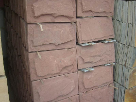 Red Sandstone Mushroom Wall