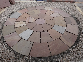 Sandstone Paving Circle Kits