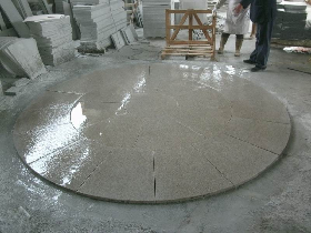 Buff Granite Paving Circle