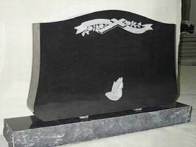 Poland Granite Tombstone 020