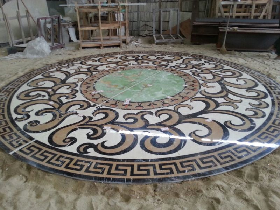 New product Exquisite natural stone carpet