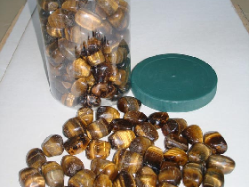 Yellow Tiger Eye Gemstone Pebbles