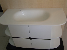 Crystallized Stone Pure White Vanity Top