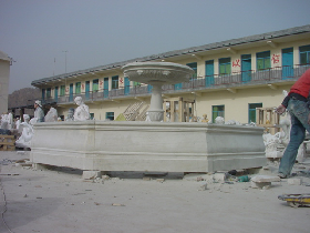 Large Stone Outdoor Garden Fountain