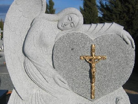 Angel Granite Monument 002